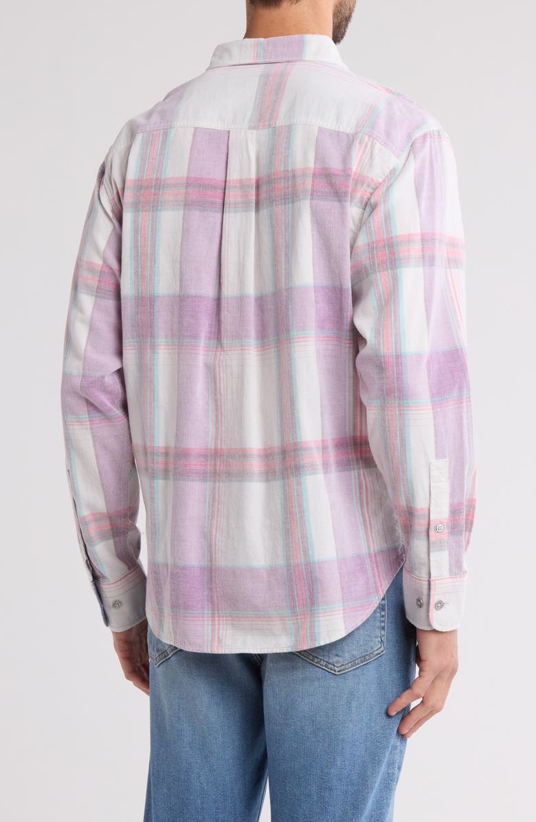 Tommy Bahama Coastline Grand Isle Plaid Corduroy Button-Up Shirt, Alternate, color, Sandstone