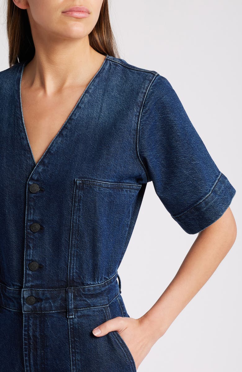 Rails Palisades Denim Utility Jumpsuit, Alternate, color, Blue Moon