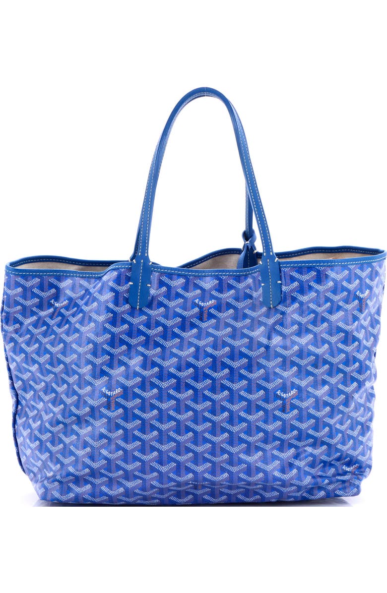 Pre-Owned Goyard Saint Louis Tote Coated Canvas PM, Main, color, Blue