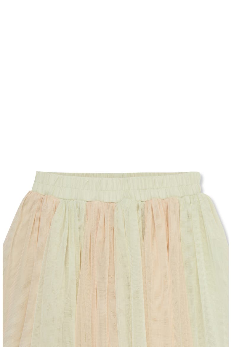 Kids' Crescent Ruffles Sweatshirt & Skirt Set, Alternate, color, LIGHT PEACH