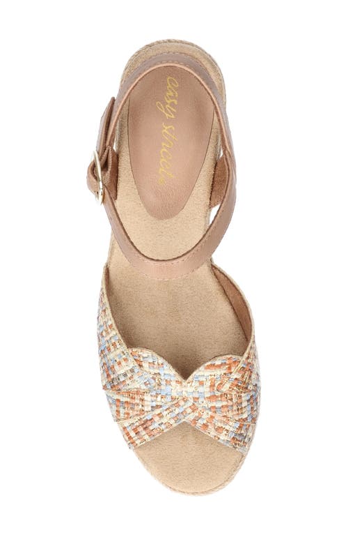 EASY STREET EASY STREET MIRAMAR ANKLE STRAP WEDGE SANDAL