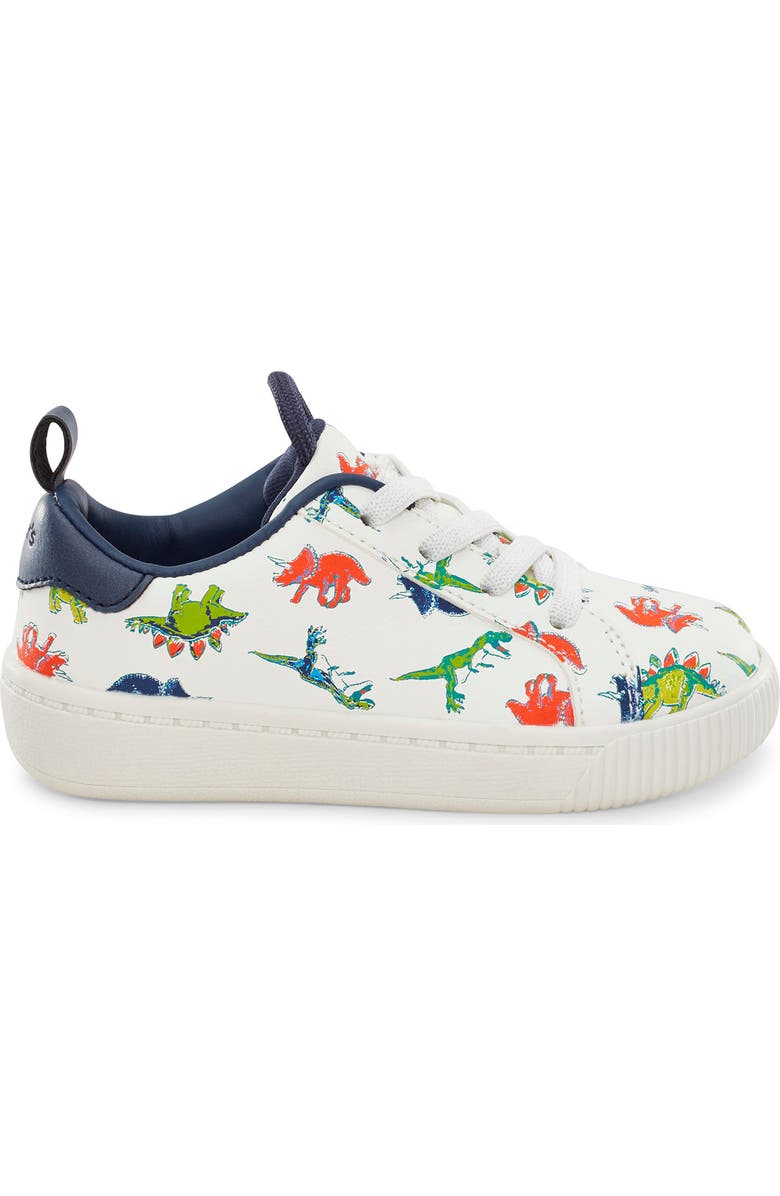 CARTERS Tryptic Dinosaur Print Sneaker, Alternate, color,