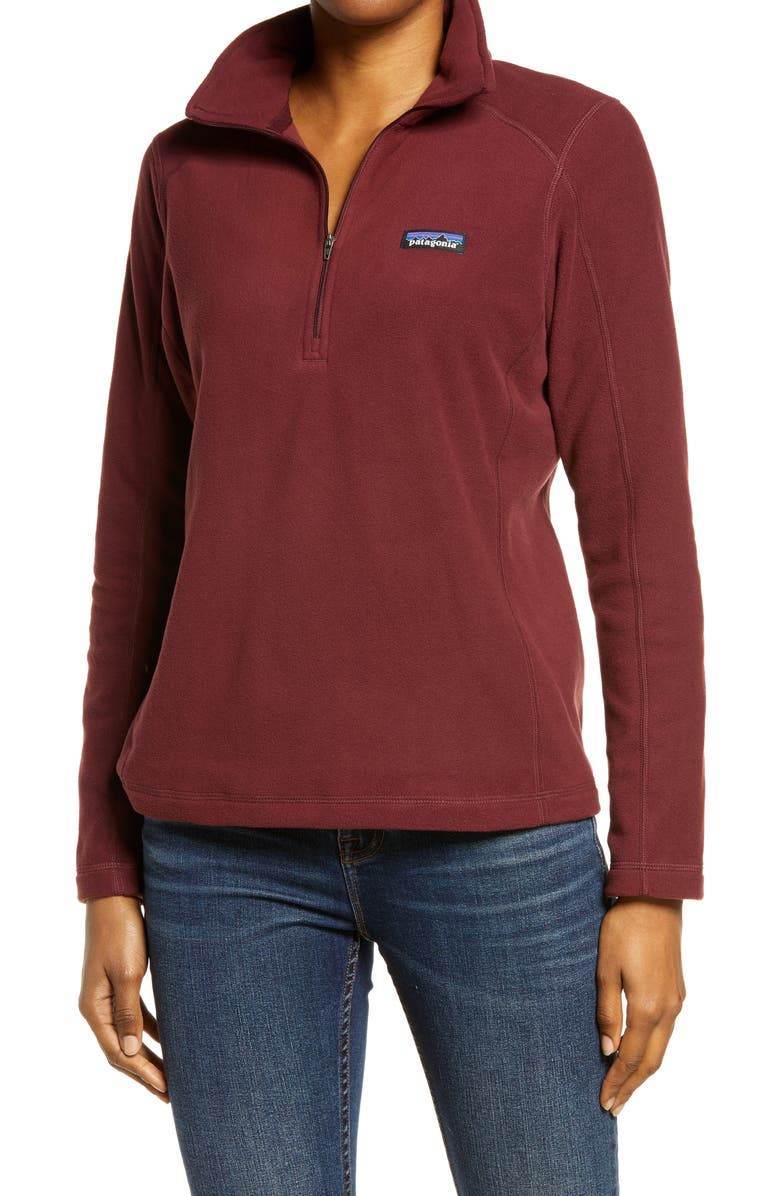 Patagonia Micro D<sup>®</sup> Quarter-Zip Fleece Pullover, Main, color,