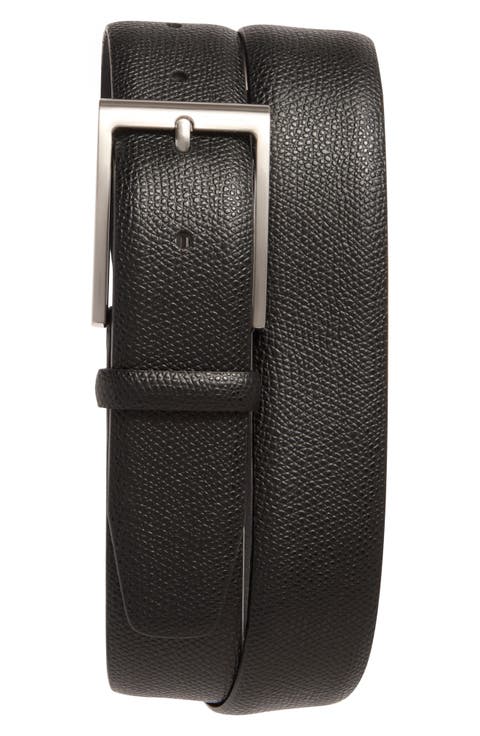 Shane Textured Leather Belt