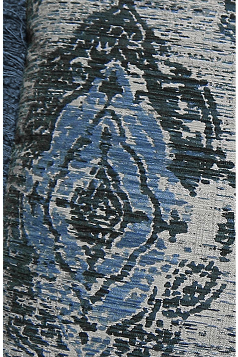 Toscana Jacquard Square Accent Pillow, Alternate, color, WEDGEWOOD