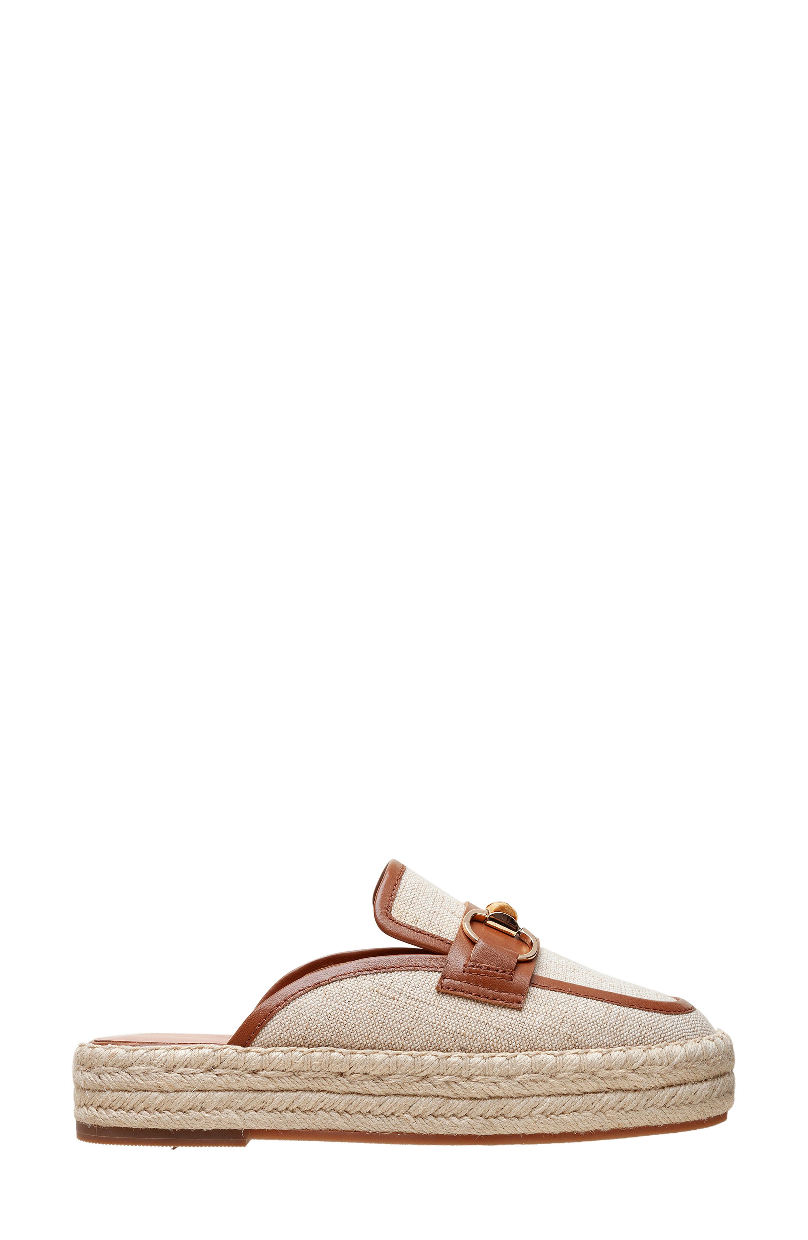 Linea Paolo Shiloh Mule, Alternate, color, Natural/Cognac