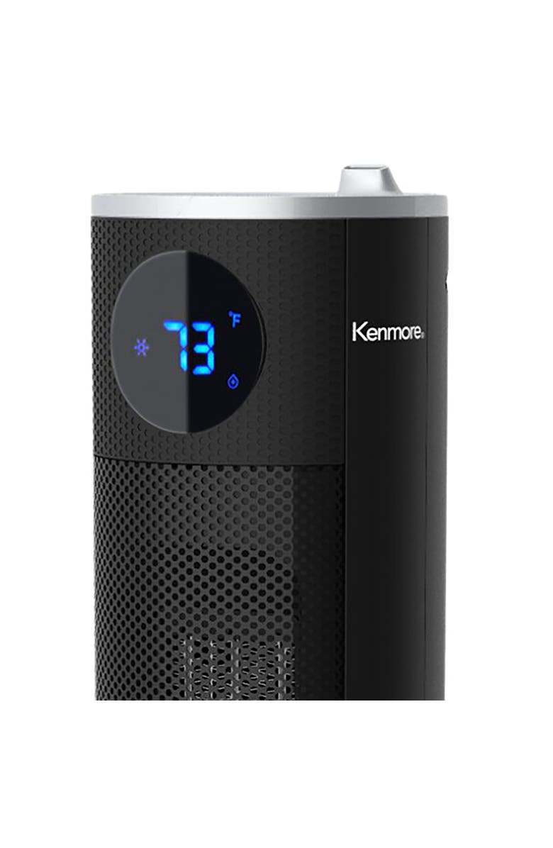 Kenmore 2 In 1 29 Inch Black Tower Space Heater and Humidifier, Alternate, color, Black