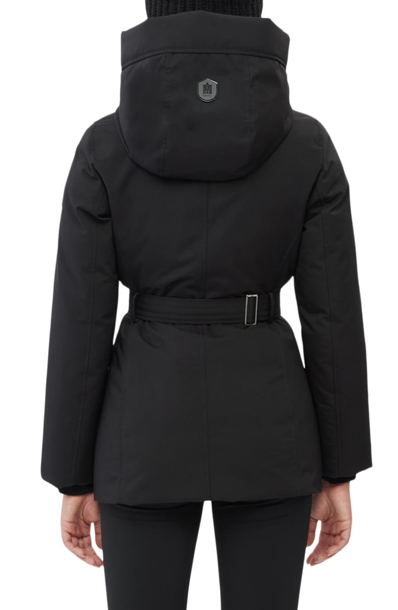 Mackage Jeni Water Resistant Down & Feather Fill Belted Parka, Alternate, color, 