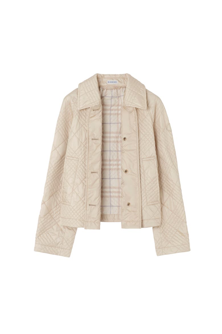 Quilted Nylon Tiffield Jacket, Alternate, color, Stone beige