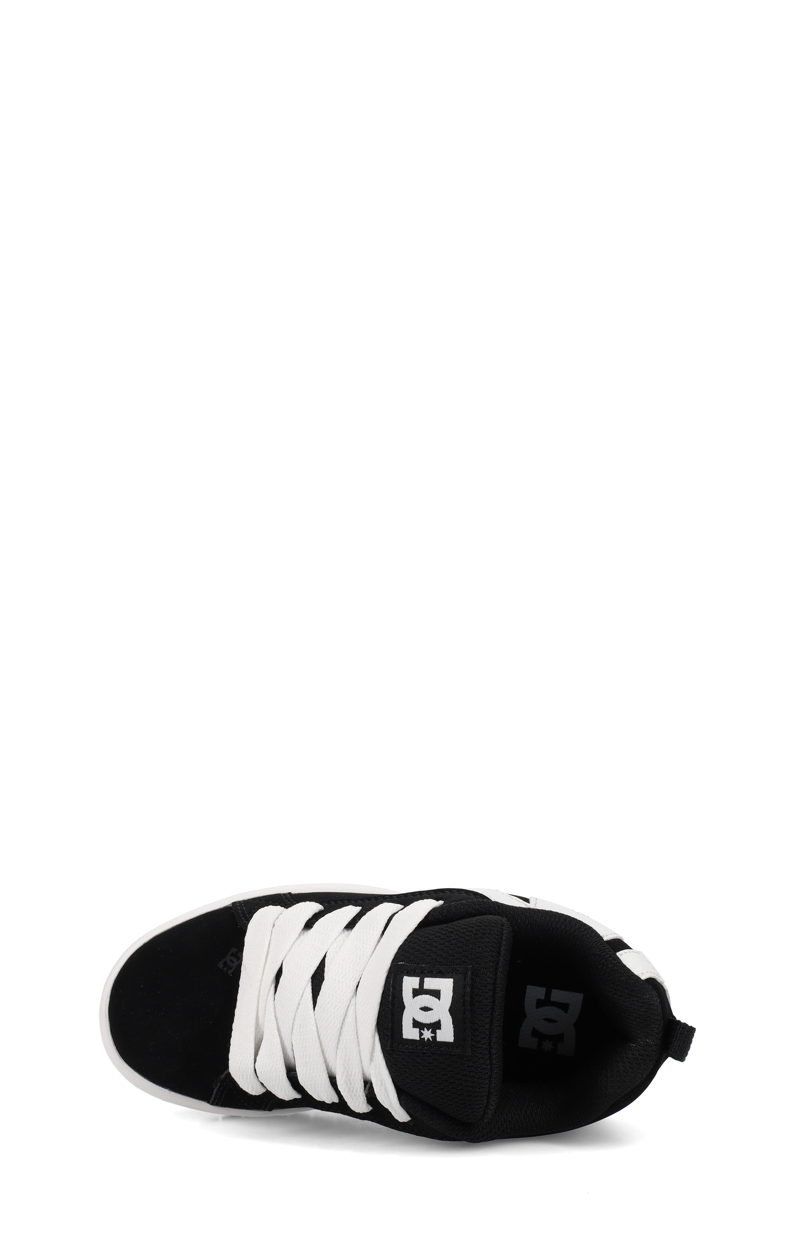 Kids' Court Graffik Sneaker, Alternate, color, BLACK/ WHITE