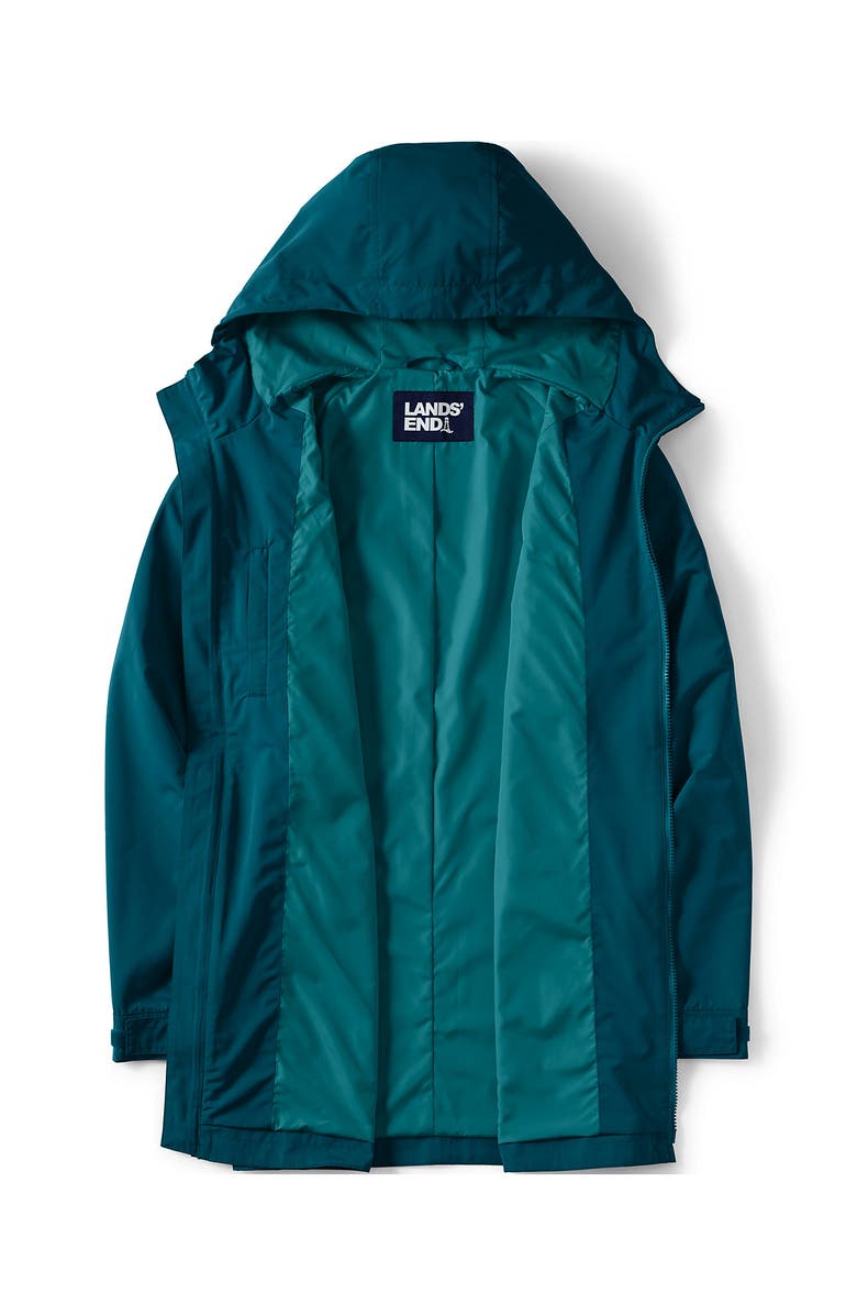 Lands' End Water Resistant Parka, Alternate, color, Dark Peacock