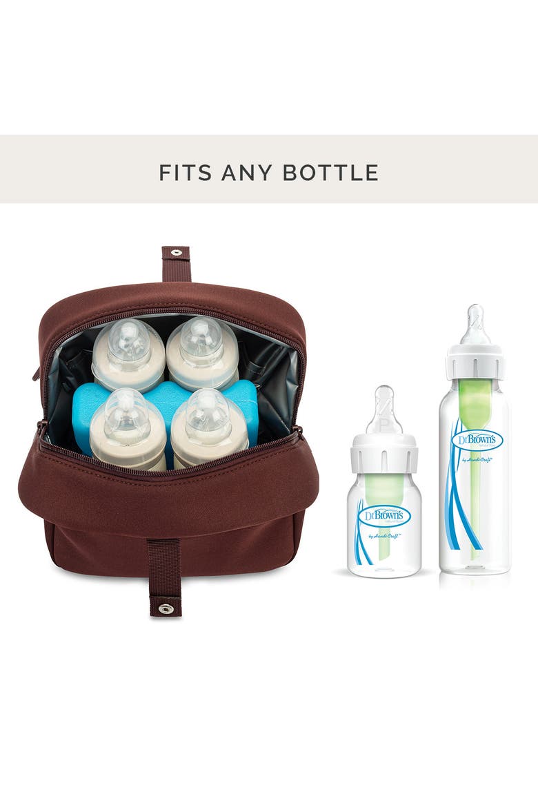 Drift Neoprene Bottle Cooler, Alternate, color, Raisin