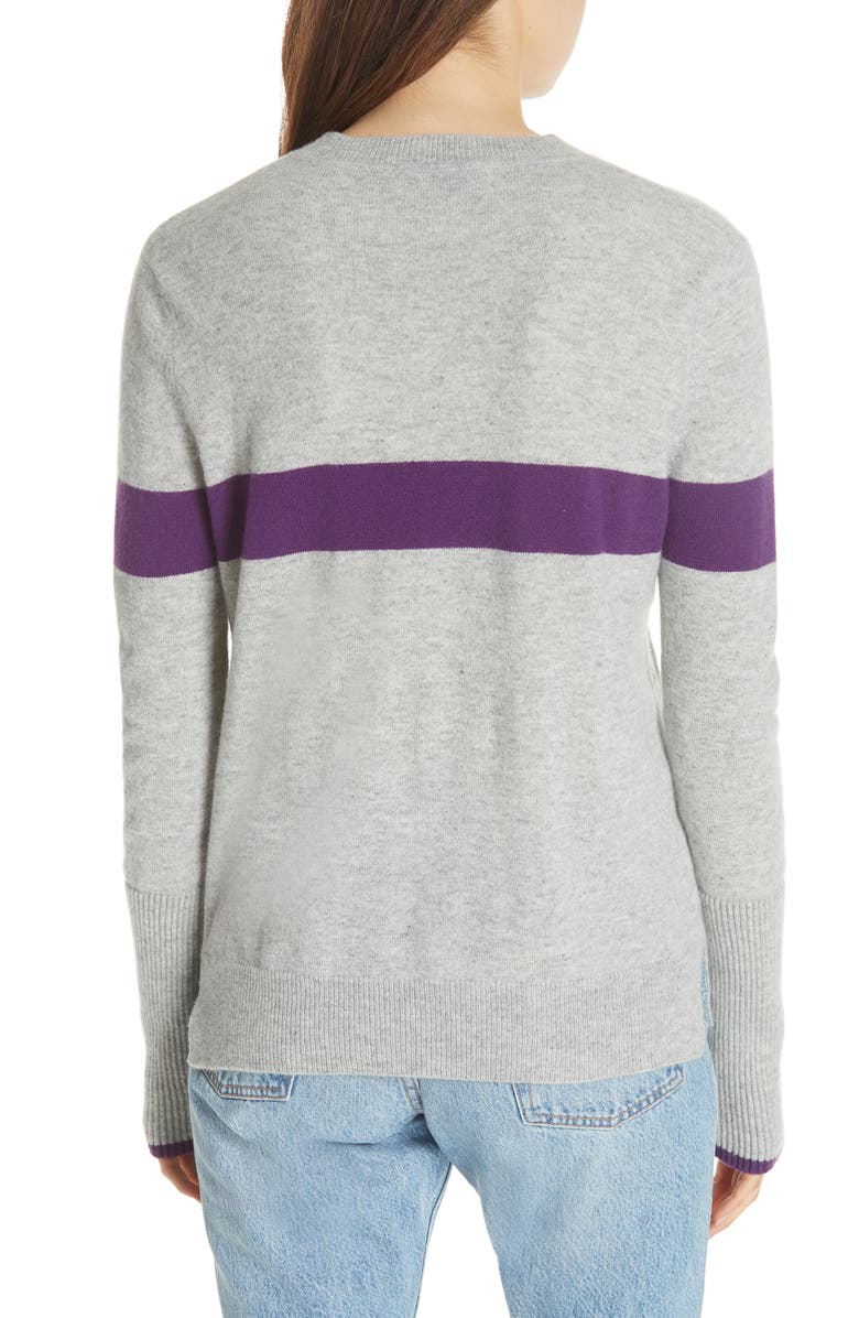 La Ligne Bold Stripe Cashmere Sweater, Alternate, color,