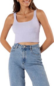 Petal & Pup Isabel Crop Sweater Tank