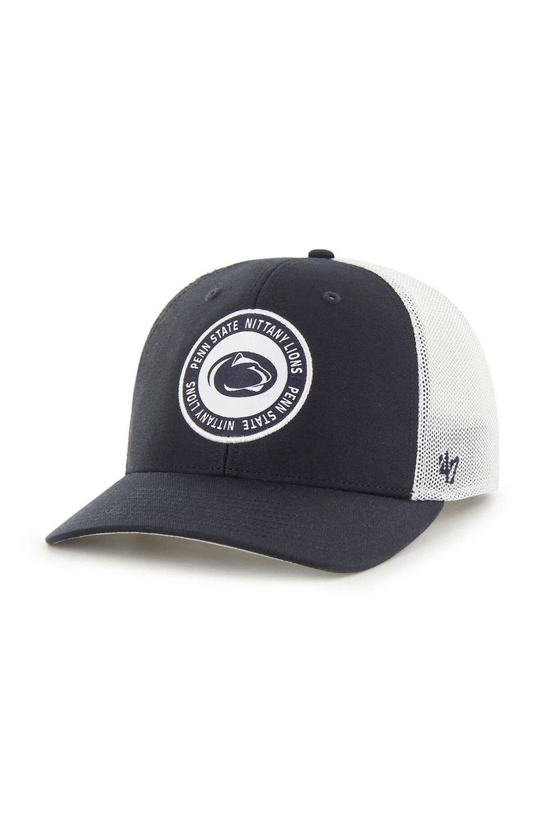 '47 Men's '47 Navy Penn State Nittany Lions Unveil Trophy Flex Hat, Main, color, 