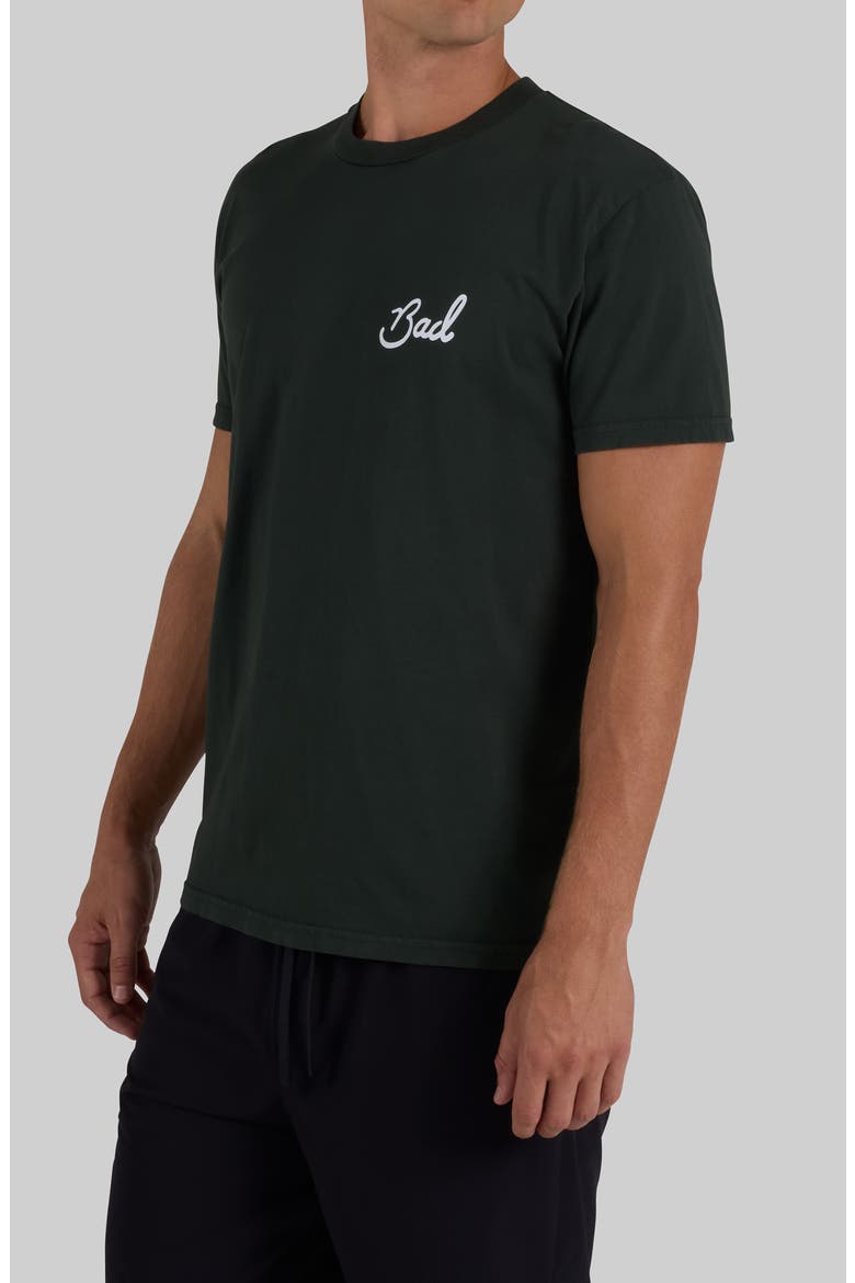 Birdie Cotton Graphic T-Shirt, Alternate, color, DEEP FOREST