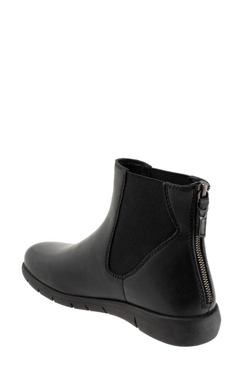Softwalk ® Albany Chelsea Boot In Black Smooth