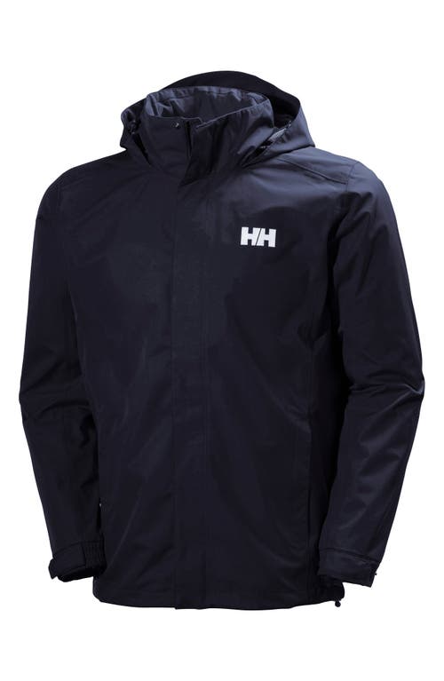 Helly Hansen Dubliner Water & Wind Proof Hooded Jacket in Navy 
