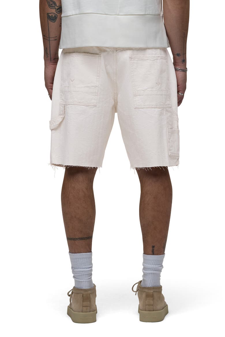 Carpenter Denim Shorts, Alternate, color, ECRU