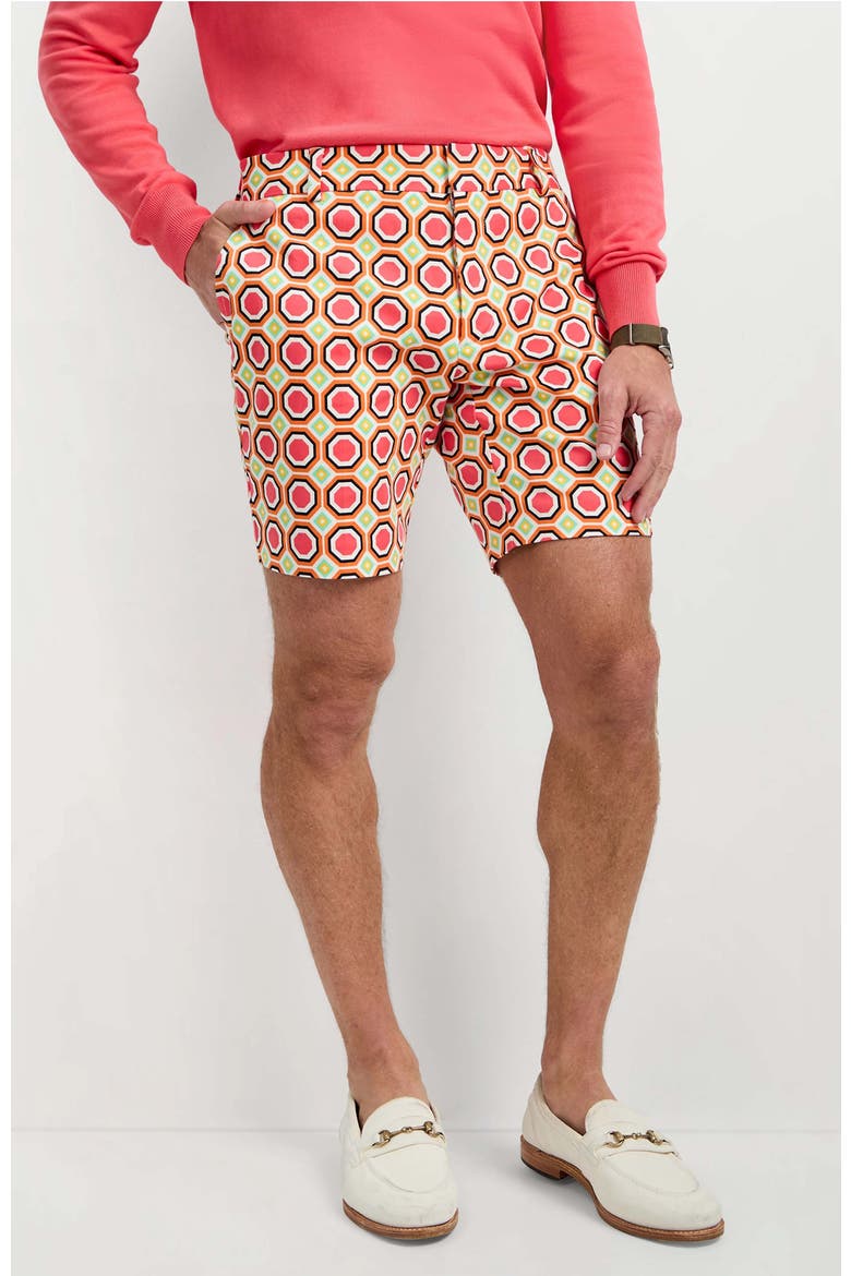 Lawrence Printed Herringbone Short, Alternate, color, Salerno