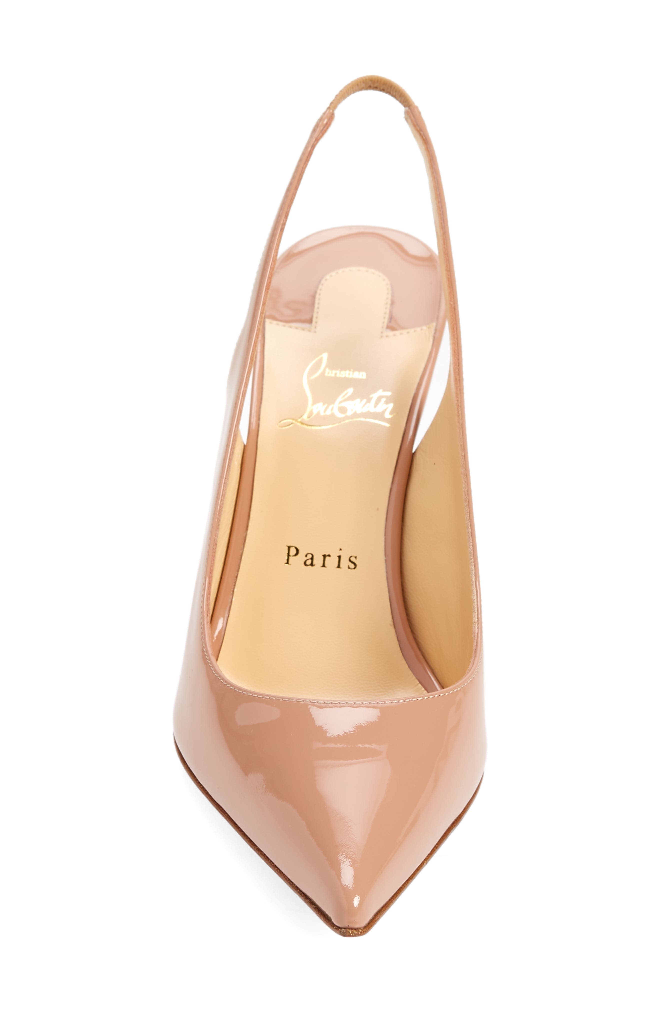 Christian Louboutin Kate Slingback Pump, Alternate, color, Nude