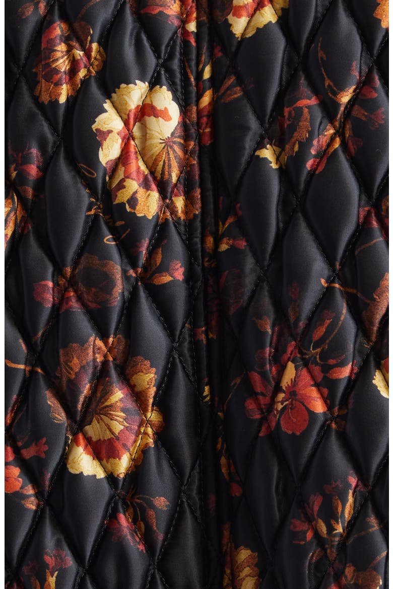 Crop Quilted Nylon Floriston Jacket, Alternate, color, CRIMSON RED IP PAT