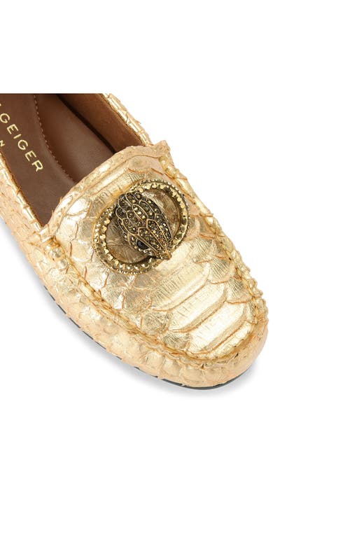 Kurt Geiger London Chelsea Croc Embossed Loafer In Animal Print