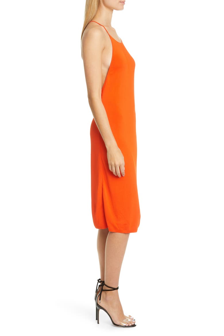Strappy Open Back Tank Dress, Alternate, color, ORANGE