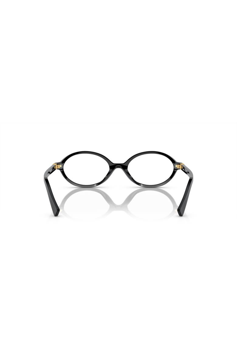 Miu Miu 50mm Oval optical glasses, Alternate, color, Black