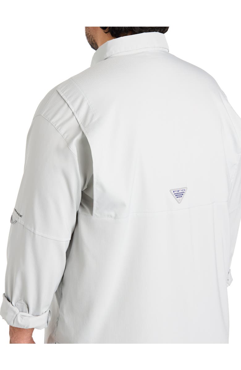 Columbia Big & Tall PFG Tamiami Sport Shirt, Alternate, color, Cool Grey