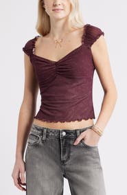BP. Print Mesh Top
