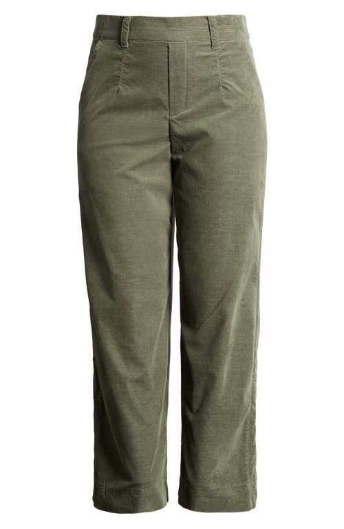 Wit & Wisdom 'ab'solution Skyrise Pull-on Wide Leg Twill Pants In Lily Pad