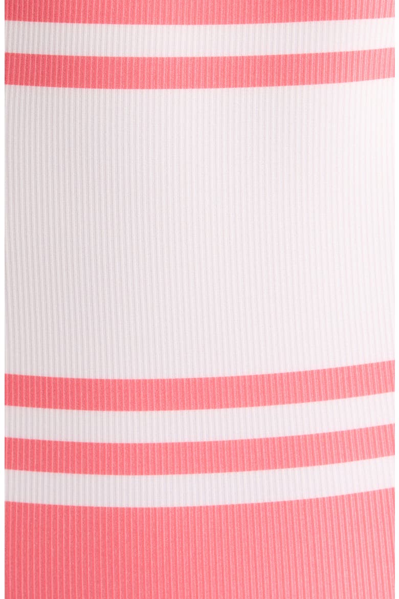 Elene Stripe Rib One-Piece Swimsuit, Alternate, color, AYELE FRAGARIA