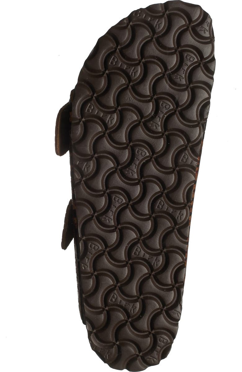 Birkenstock Arizona Croc-Embossed Leather Slide Sandal - Discontinued, Alternate, color,