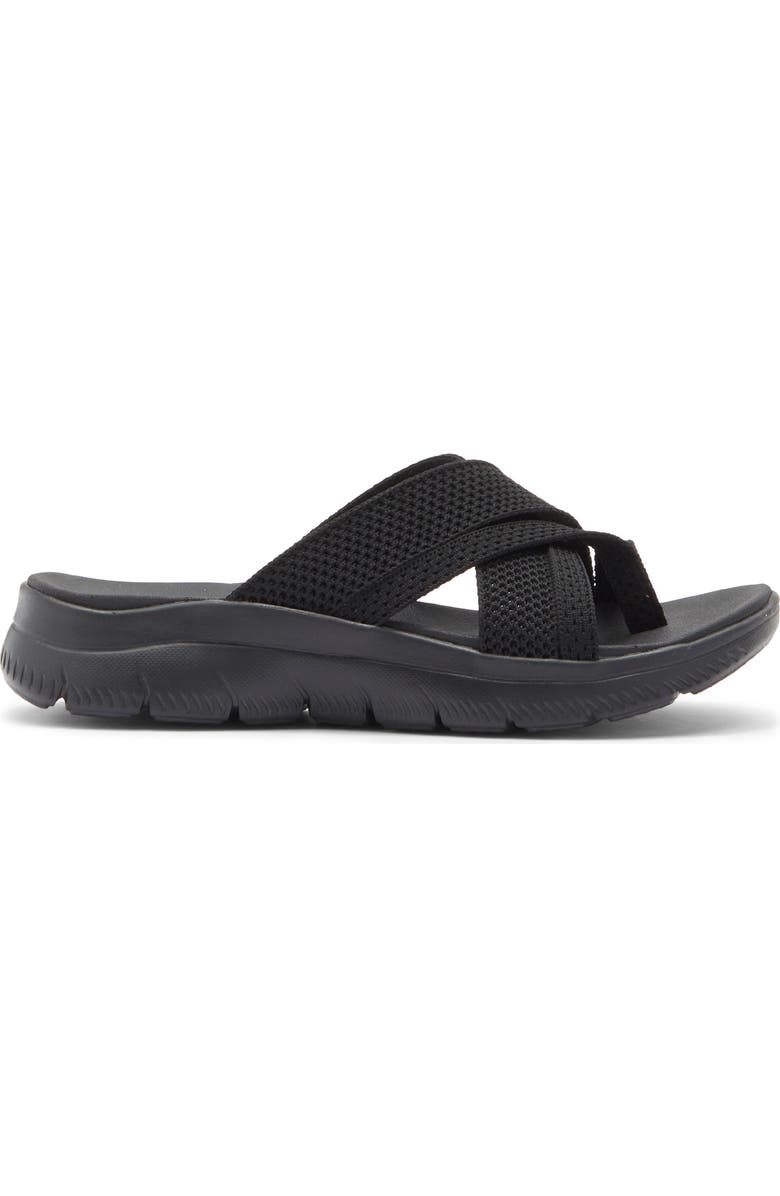 SKECHERS Summits - Fantasy Walk Slide Sandal, Alternate, color, Black