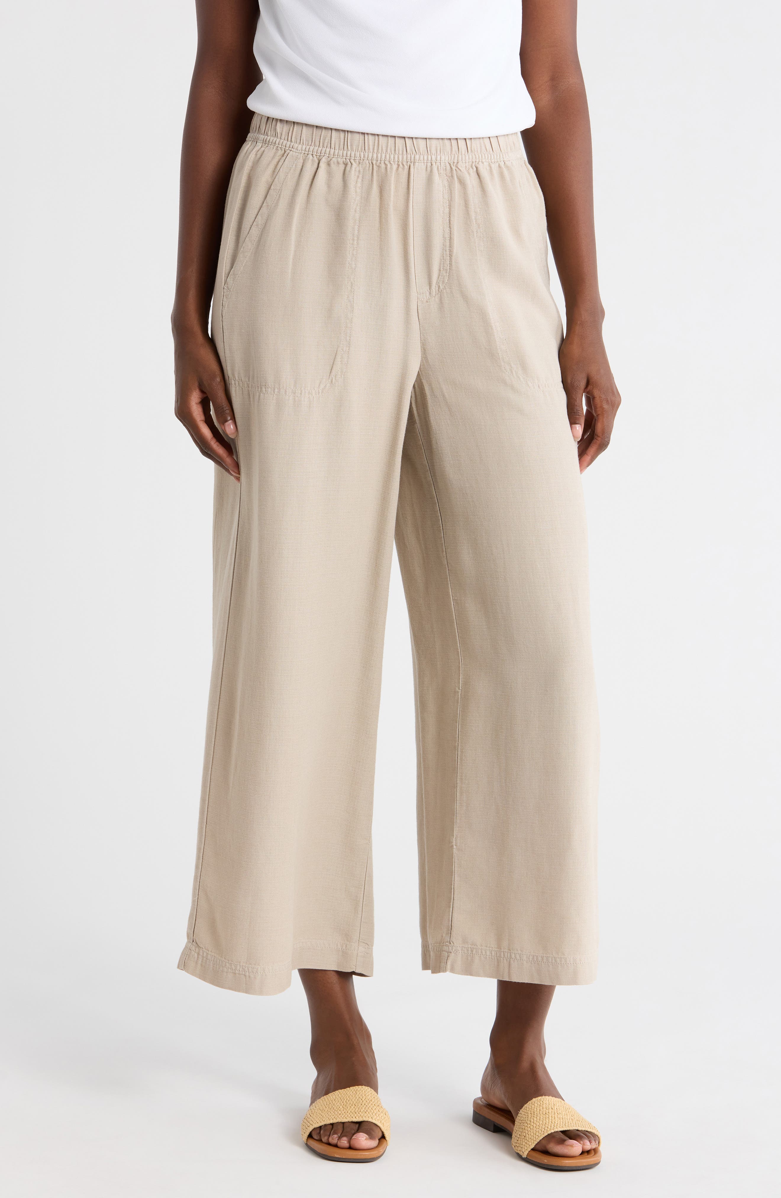 Angie Cropped Palazzo Pants - image 5
