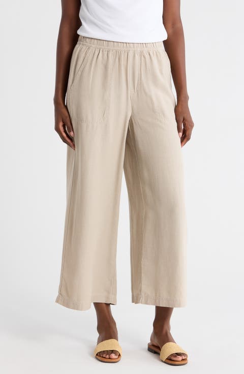 Angie Cropped Palazzo Pants