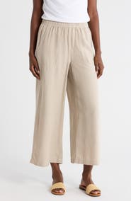 Splendid Angie Cropped Palazzo Pants