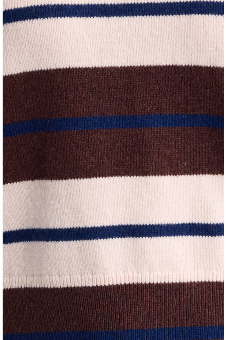 Delora Stripe Polo, Alternate, color, MULBERRY COBALT