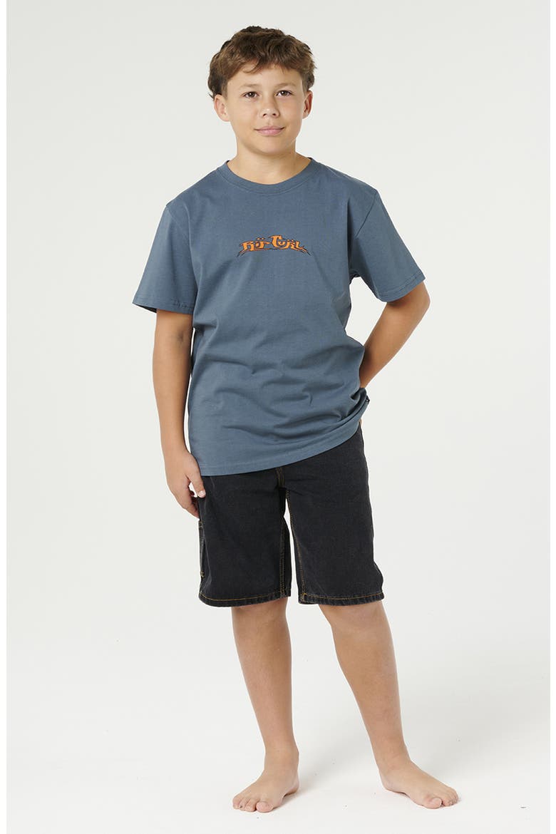 Kids' Hazed and Tubed Graphic Tee, Alternate, color, PINE NIGHT