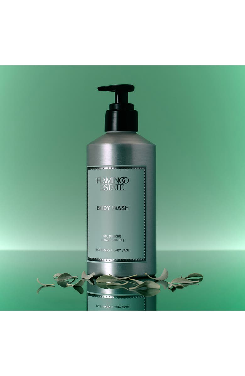 FLAMINGO ESTATE Rosemary Clary Sage Body Wash, Alternate, color, Green
