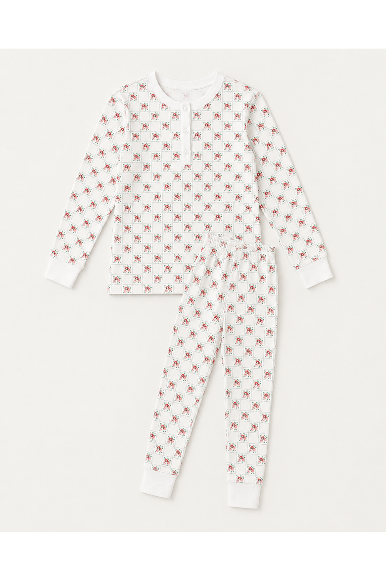 Cameron Kids Pajama Set, Main, color, Multi Japobouti