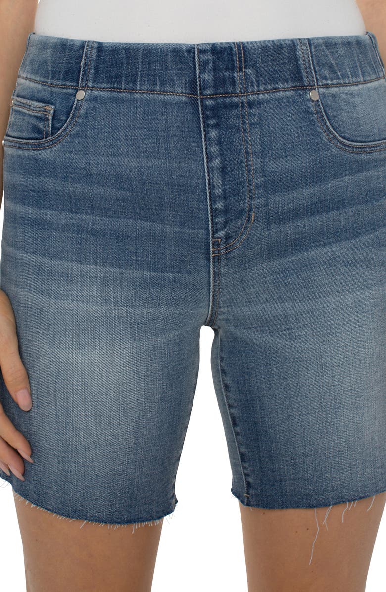 Liverpool Los Angeles Chloe Pull-On Cutoff Bermuda Shorts, Alternate, color, 