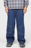 PLEASURES Position Baggy Fit Wide Leg Jeans