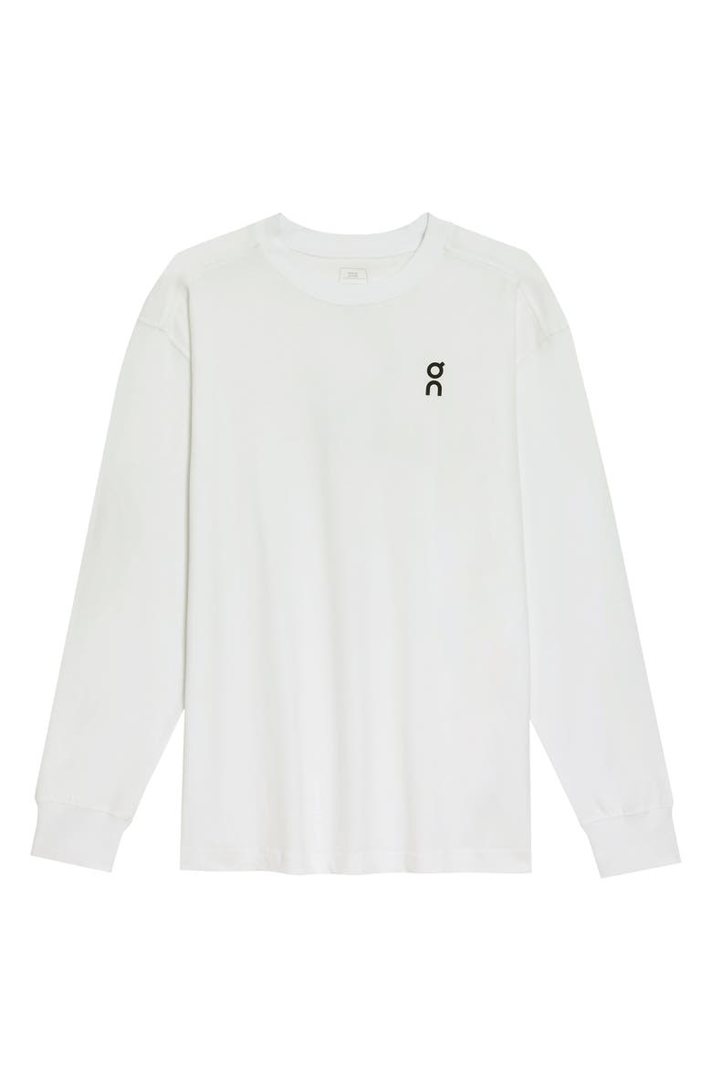 On Club Long-T Organic Cotton T-Shirt, Alternate, color, White