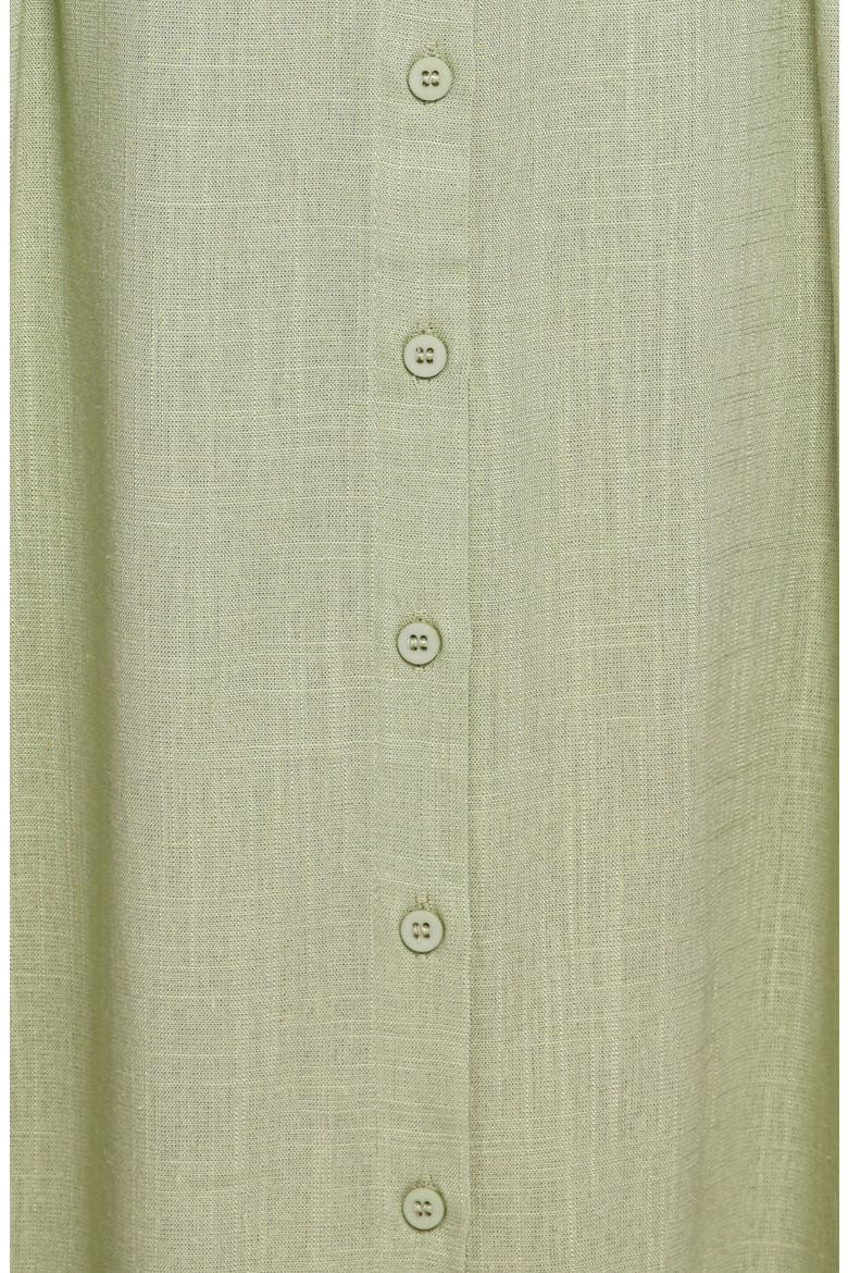 Cami Cap Sleeve Midi Shirtdress, Alternate, color, GREEN