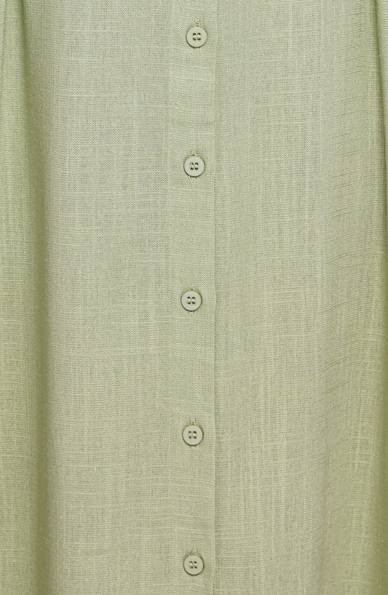 Petal & Pup Cami Cap Sleeve Midi Shirtdress, Alternate, color, Green