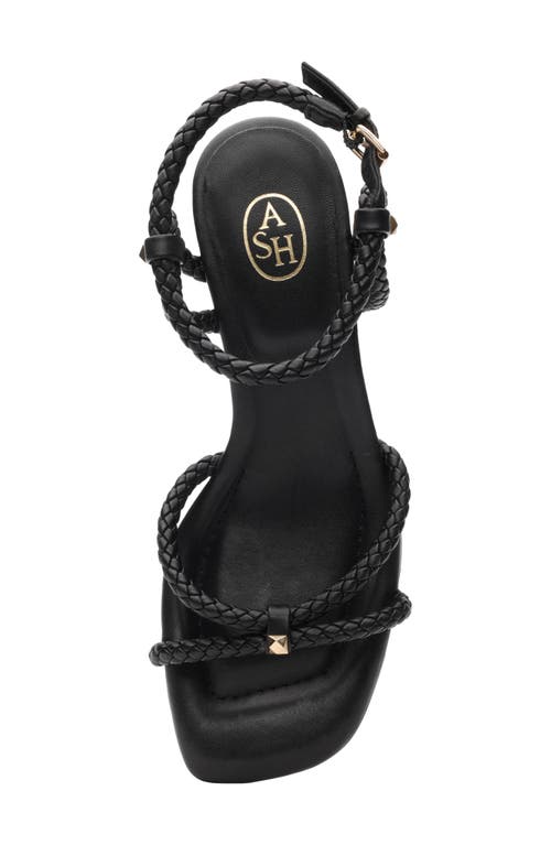Ash Jessbis Ankle Strap Sandals In Black