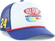 '47 Men's '47 White/Royal Jeff Gordon DuPont Rope Adjustable Trucker Hat
