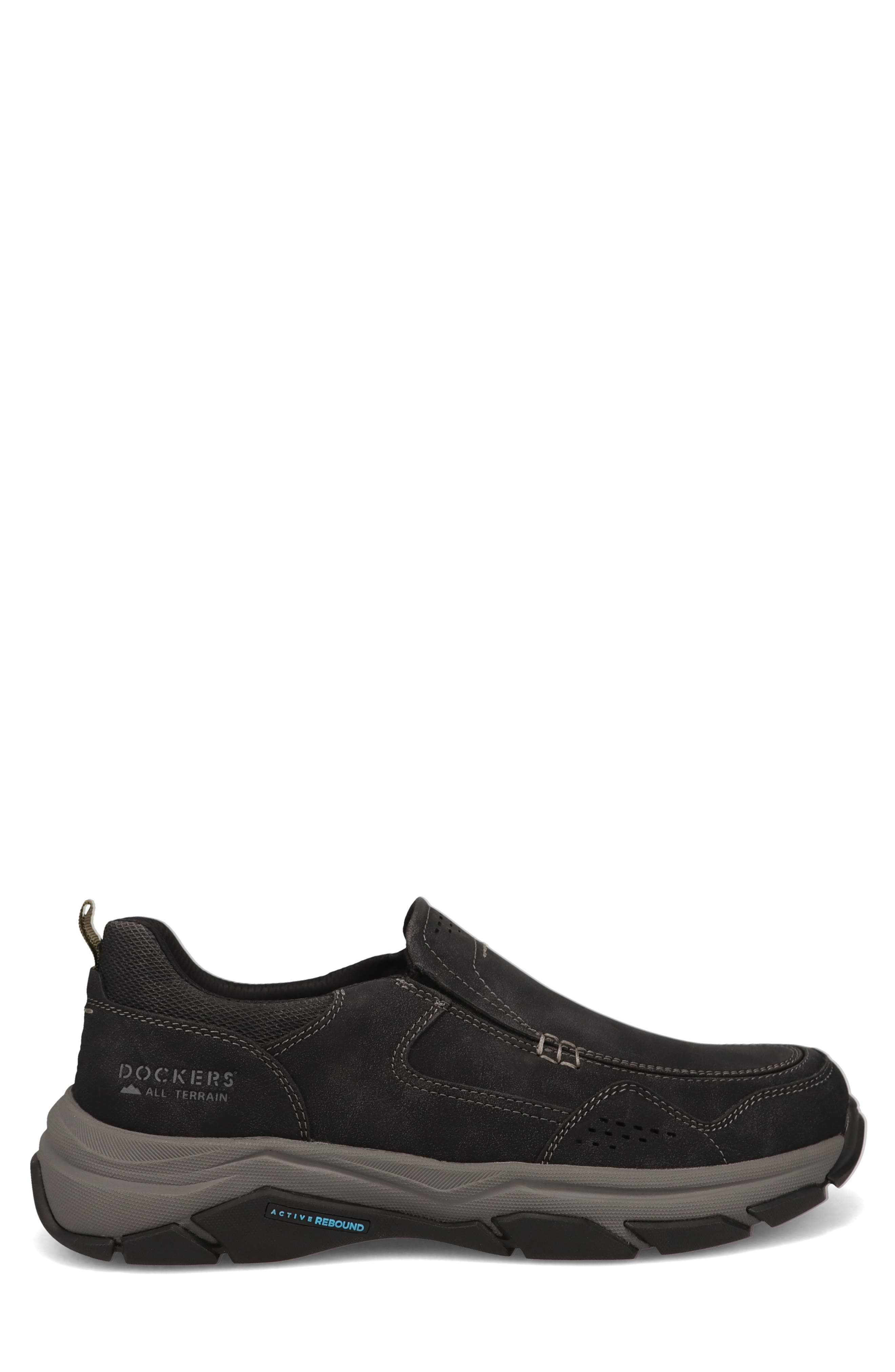Rawlins Faux Leather Venetian Loafer, Alternate, color, BLACK